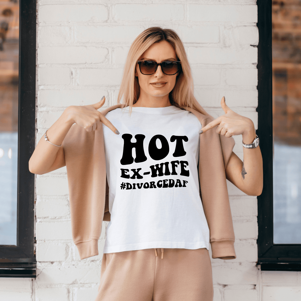 HOT EX-WIFE #DIVORCEDAF T SHIRT Lively & Co 