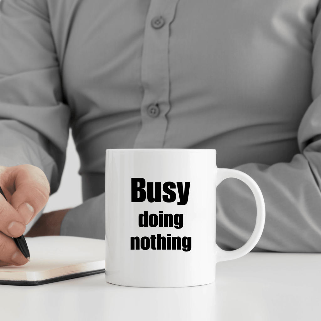 Vinyl Decal Sticker: BUSY doing nothing Lively & Co Black 