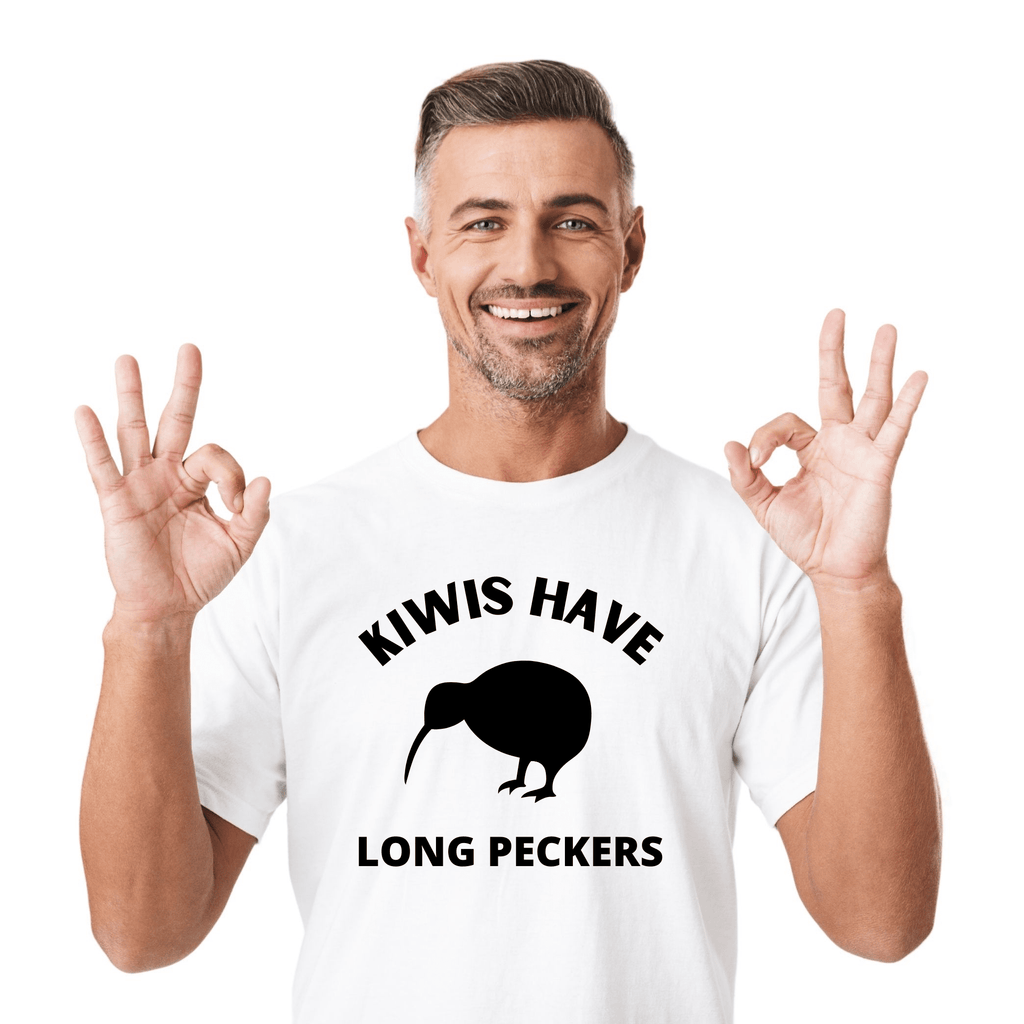 KIWIS HAVE LONG PECKERS T SHIRT Lively & Co 